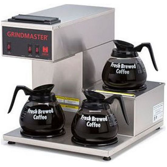 Grindmaster CPO3RP15A Portable Pourover Coffee Brewer with 2 Lower