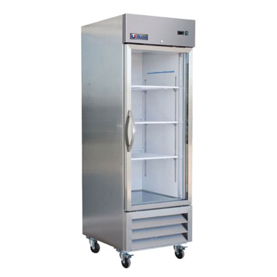 IKON IB27FG 27" One Glass Door Upright Bottom Mount ReachIn Freezer