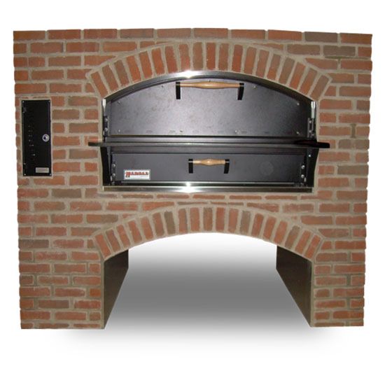 Marsal MB60LP 80" Propane Gas Brick Lined Single Deck Pizza Oven 1 Kitchenall