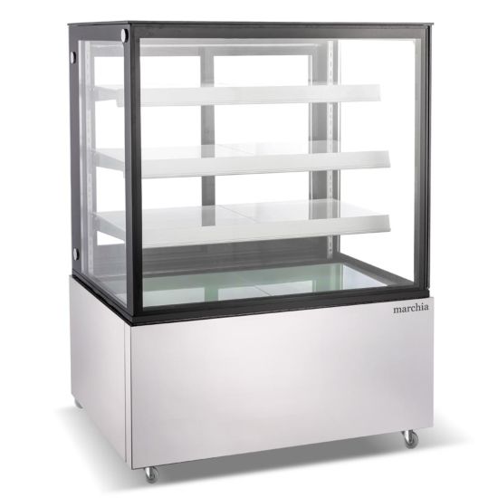 Marchia MBT36ST 36" Straight Glass Refrigerated Bakery Display Case