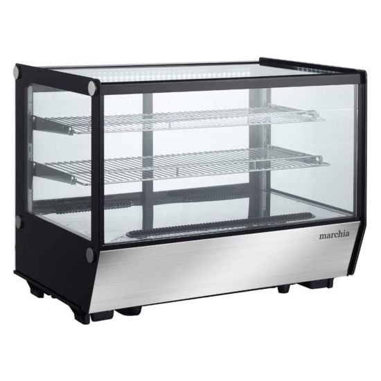 Marchia Mdc160 St 36 Refrigerated Countertop Bakery Display Case With Kitchenall Marchia Mdc160 St 36 Refrigerated, Lighted Glass Countertop Display Case