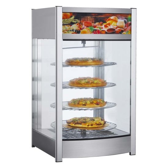 Marchia MPZ4 18" Heated 4Tier Pizza Countertop Display Case Kitchenall