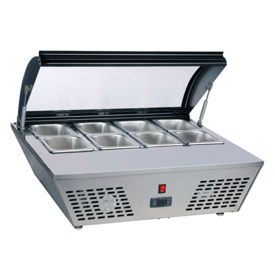 Mtrs6 Countertop Refrigerated Display Case Food Display