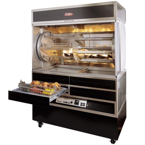 commercial charcoal rotisserie