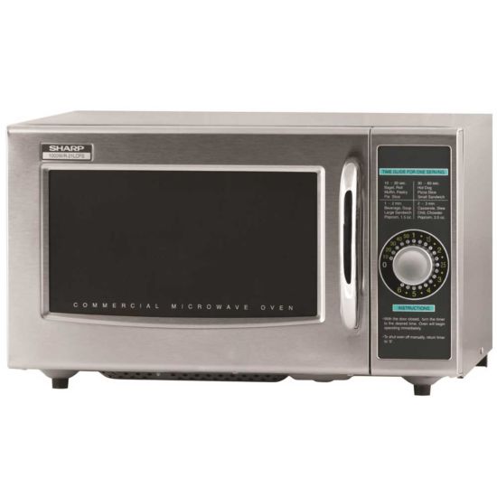 Sharp R-21LCFS Medium Duty Commercial Microwave Oven - 120V/1000W Kitchenall