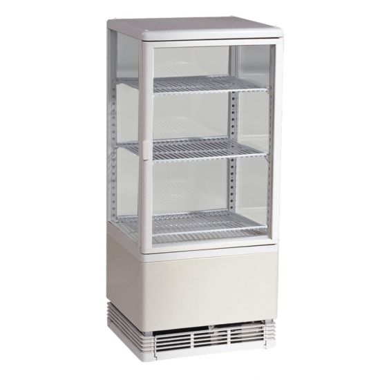 Marchia Mdc78w White Refrigerated Countertop Bakery Display Case