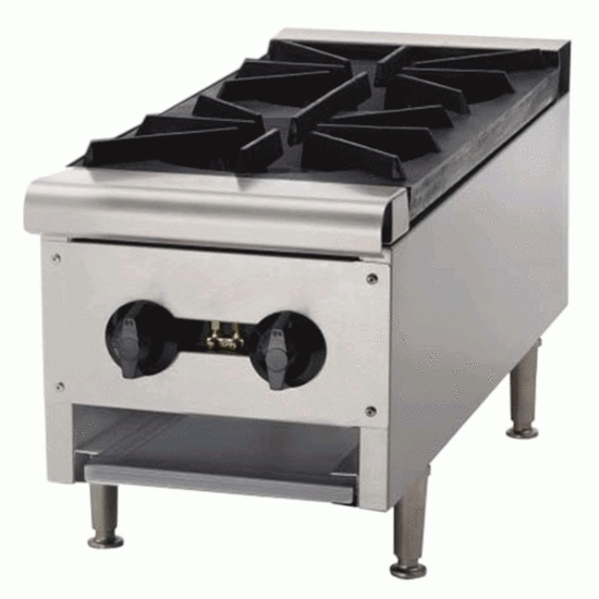 American Range ARHP122 12" Open 2 Burner Hot Plate 32,000 BTU