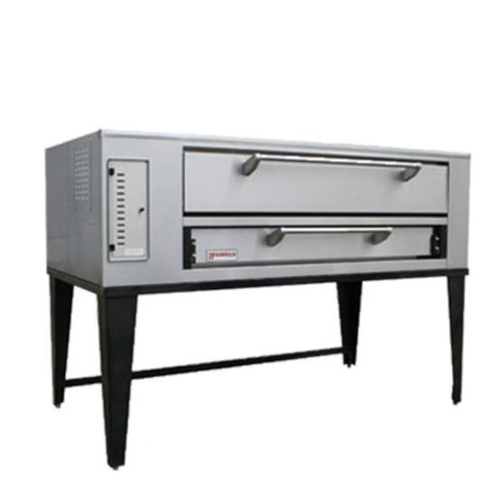 Marsal SD660LP 80" Propane Gas 6 Pie Series Single Deck Pizza Oven w Kitchenall