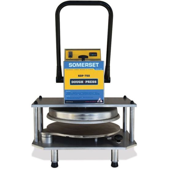 Somerset SDP750 18 Inch Manual Pizza Dough Press, 115v Kitchenall