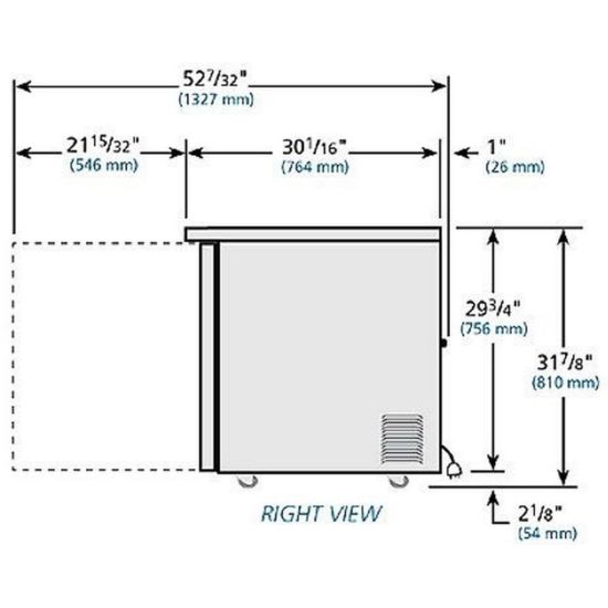 True TUC-48F-LP-HC 12 cu ft Undercounter Freezer with (2) Sections & ( | Kitchenall New York | True Freezer Tuc 48f Wiring Diagrams Model | | Kitchenall
