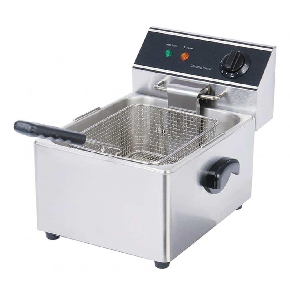 Cookline DF15-1-120 10" 15 lb. Countertop Electric Deep Fryer, 120v