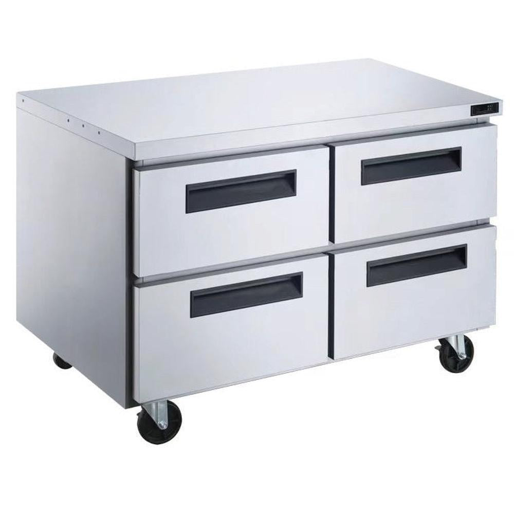 Dukers DUC60R-D4 60" Four Drawer Undercounter Worktop Refrigerator - 15.53 Cu. Ft.