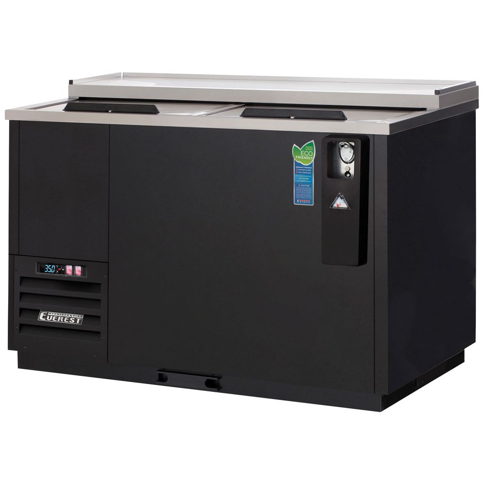 Everest EBC50 50" Two Solid Swing Door Bottle Refrigerator