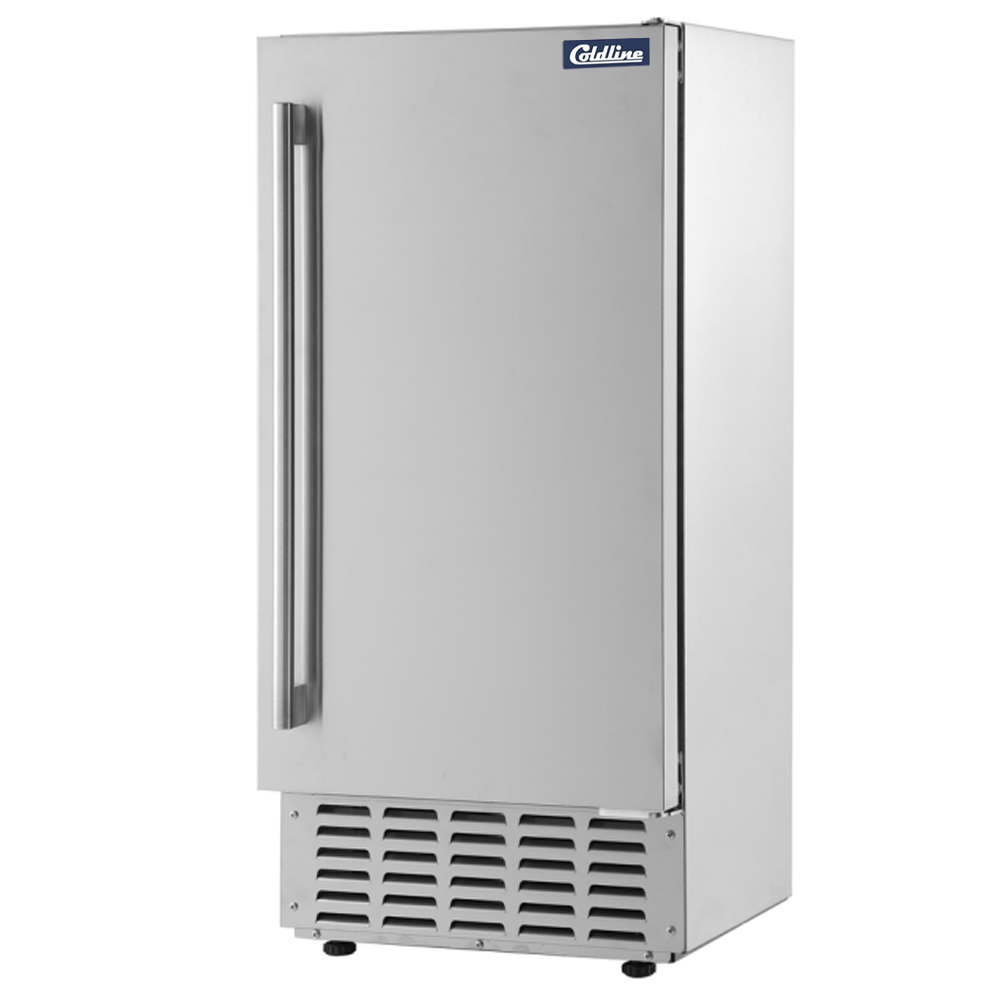 Coldline EIC70D 15" 66 lb. Undercounter Nugget Ice Machine, Air Cooled