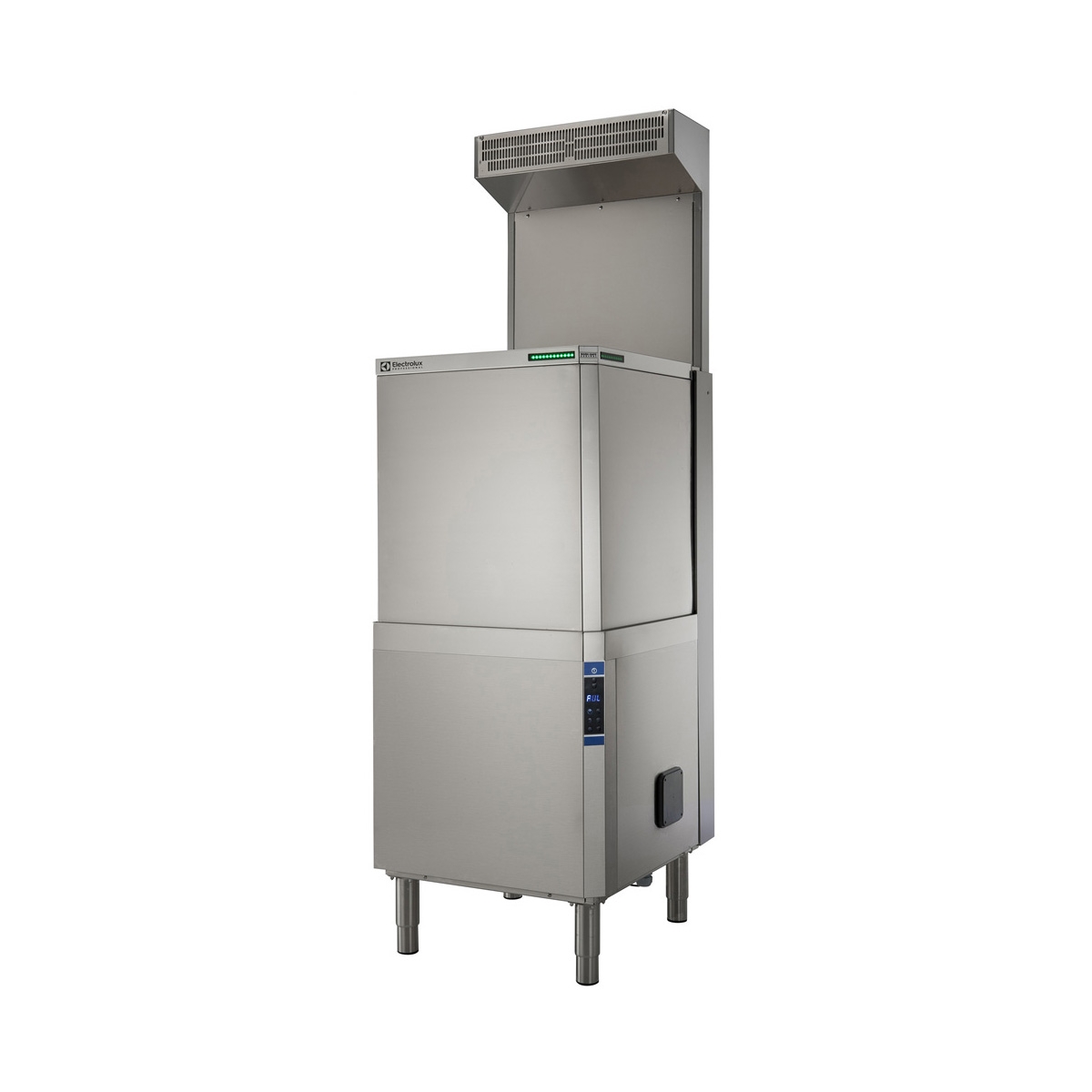 Electrolux 504263 26" High Temp Hood Type Ventless Dishwasher Automatic Lifting Hood w/ LED Status Bar, 80 Rack/Hr