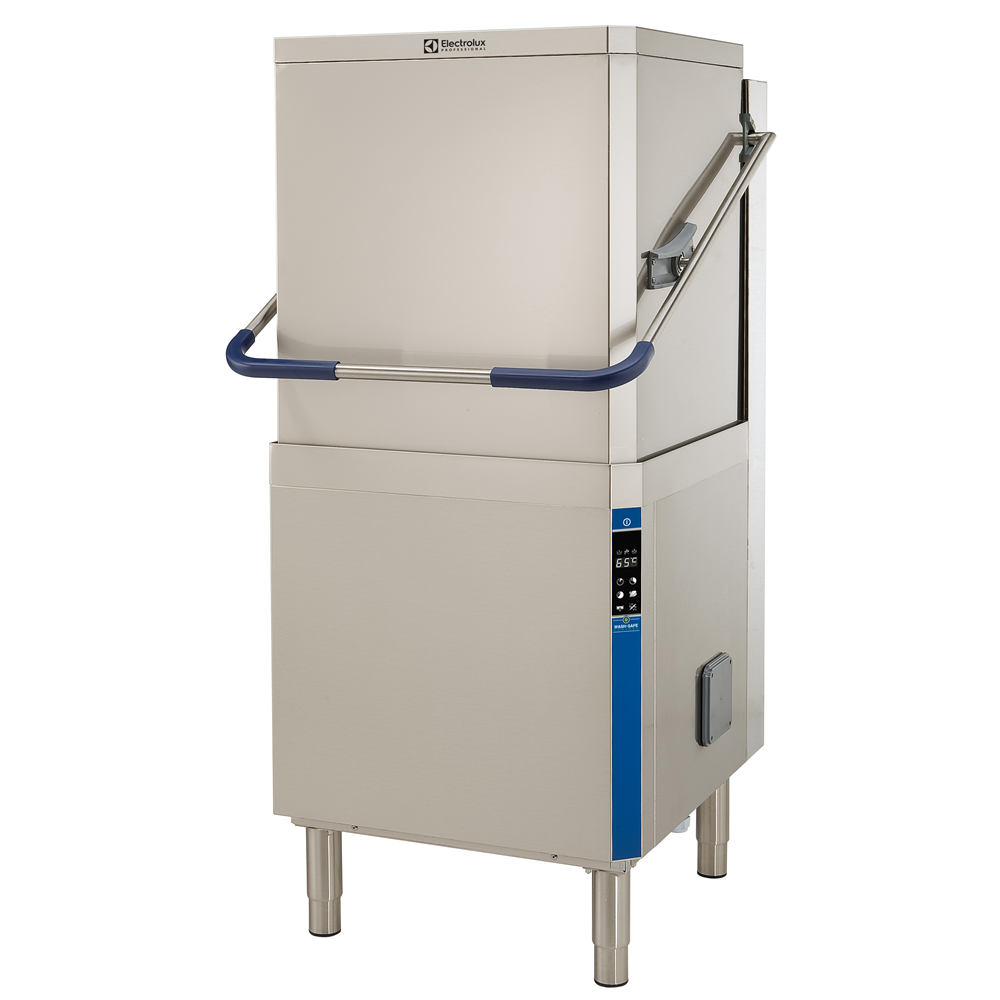 Electrolux 504263 30" High Temp Hood Type Ventless Dishwasher w/ Built-In Booster, 60 Rack/Hr - 208v