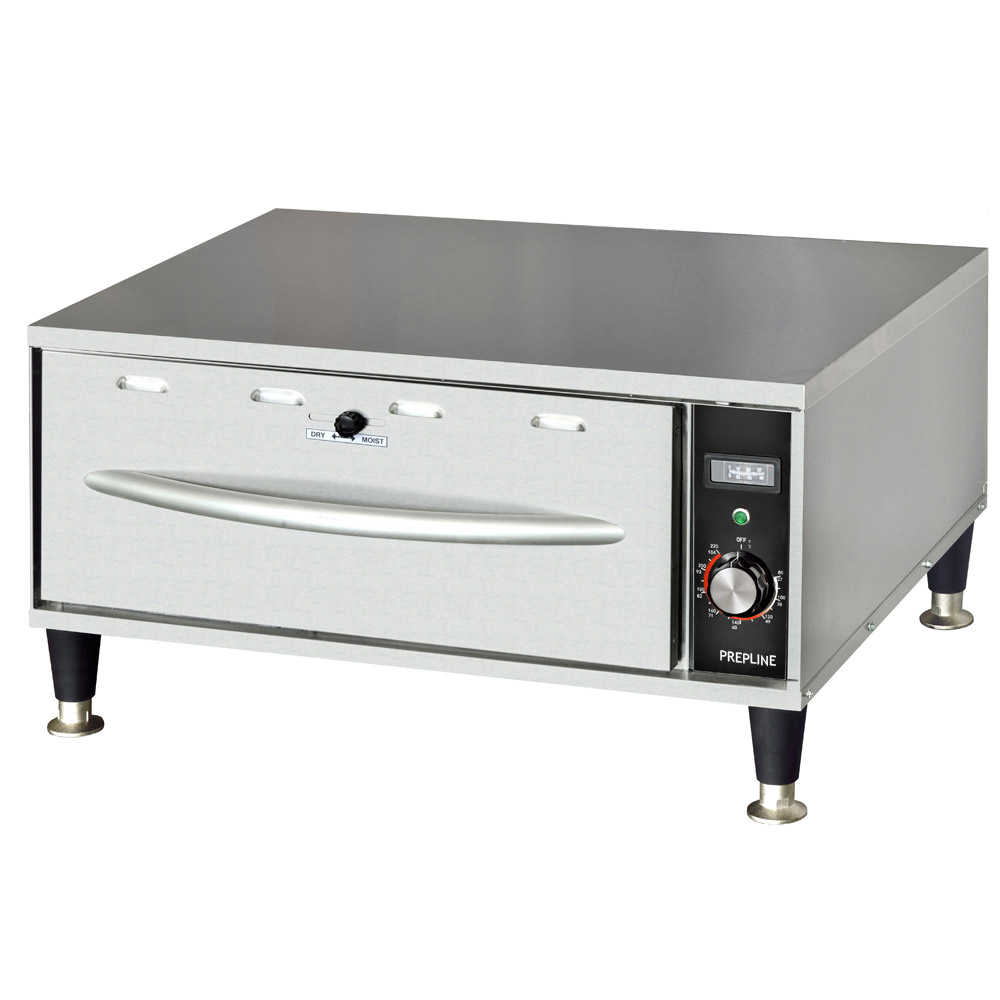 Prepline DW1 Single Freestanding Stainless Steel Drawer Warmer- 450W, 120V (BRAND NEW OVERSTOCK)