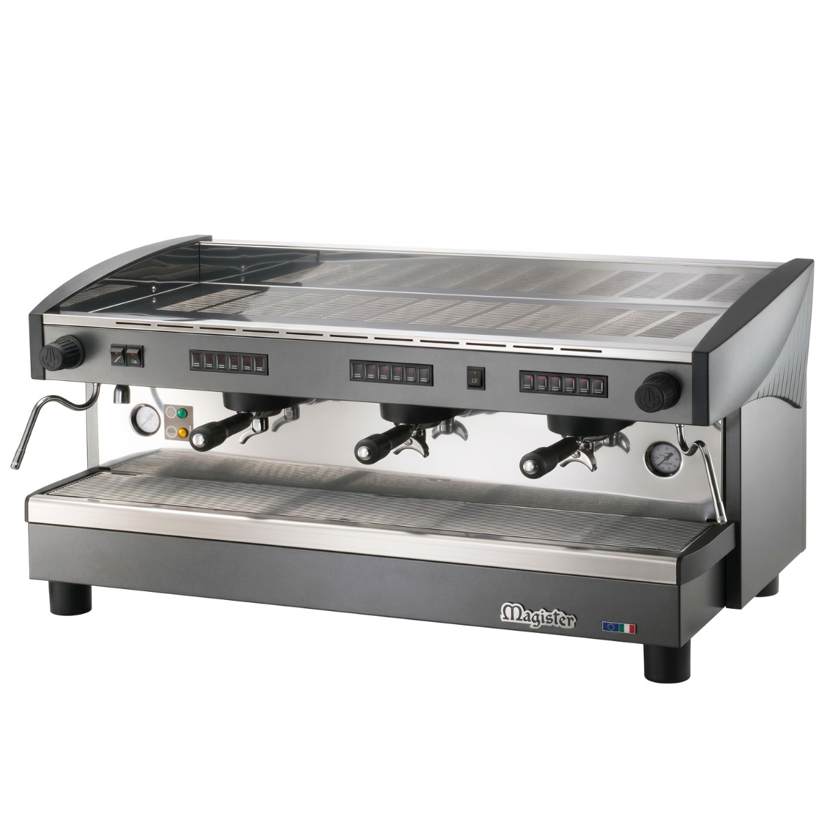 Magister ES100 STILO 220V Third Group Automatic Espresso Machine with Steam Wand - 5400W