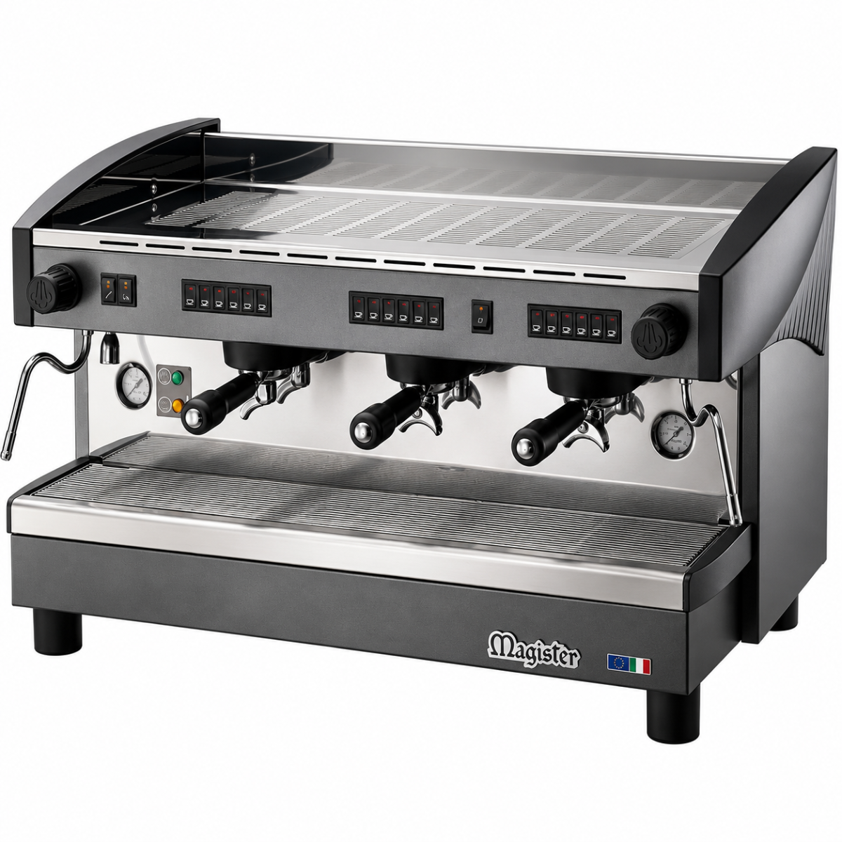Magister ES100 STILO 220V Third Group Automatic Espresso Machine with Steam Wand - 5400W