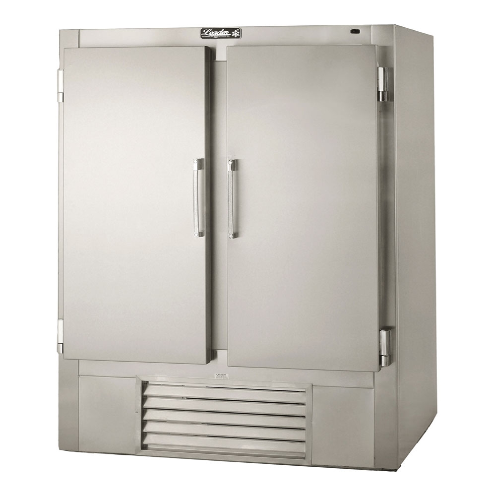 Leader NFR54 54" 2 Solid Door Stainless Steel Reach-In Freezer