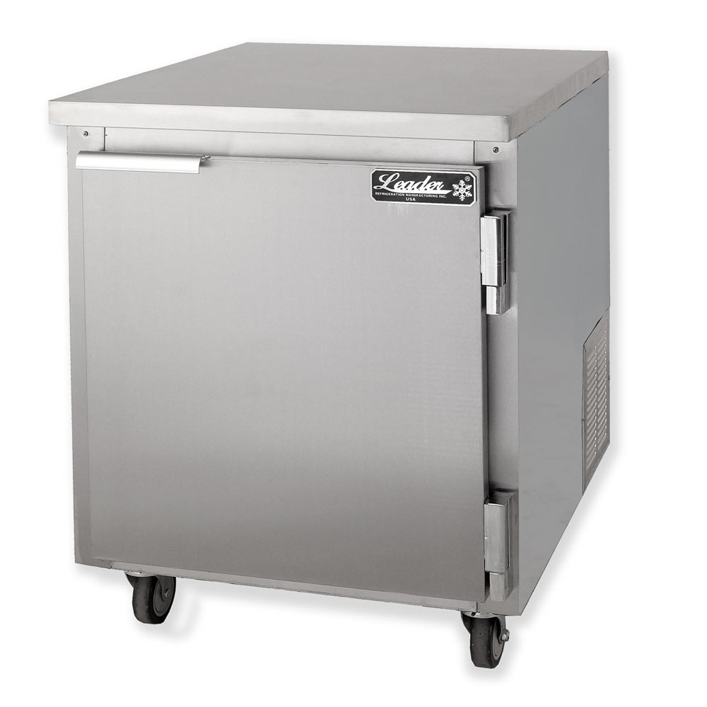 Leader NSFB27 27" Low Boy Worktop Refrigerator with 1 Full Door