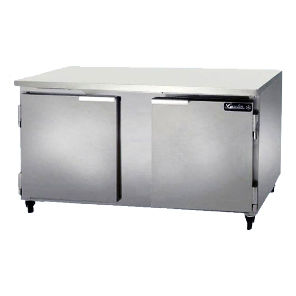 Leader NSFB60 60" Low Boy Worktop Refrigerator with 2 Full Door
