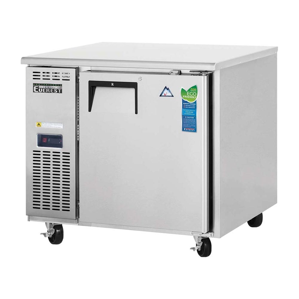 Everest ETR1-24 36" Shallow 24" Depth, Undercounter Worktop Refrigerator