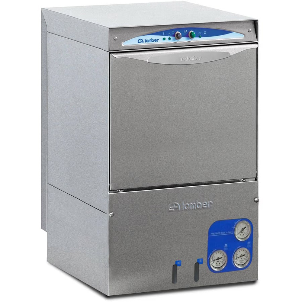 Eurodib Lamber DSP3DPS 18" High Temp Undercounter Glasswasher with Drain Pump - 30 Baskets/Hour