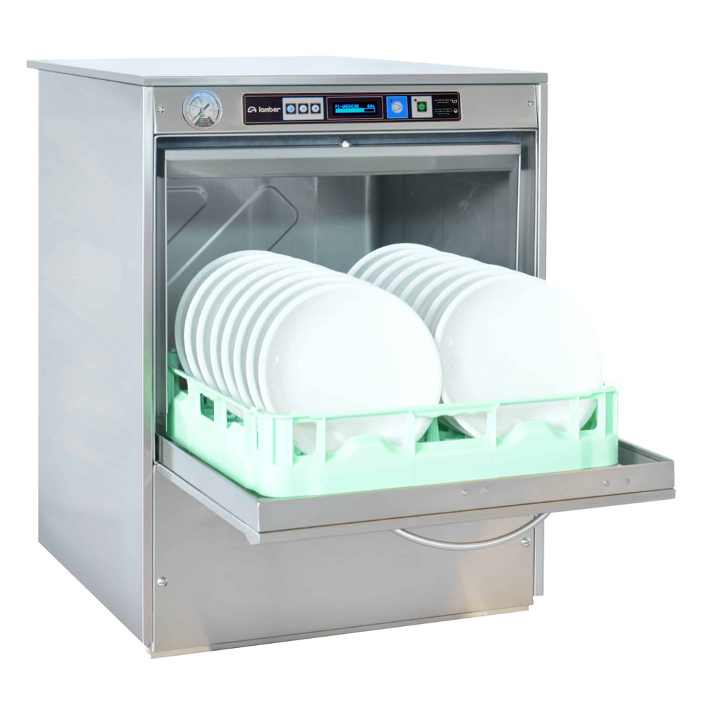 Eurodib Lamber F99DYPS 26" Deluxe High-Temp Undercounter Dishwasher - (30-20-15) Racks/Hour