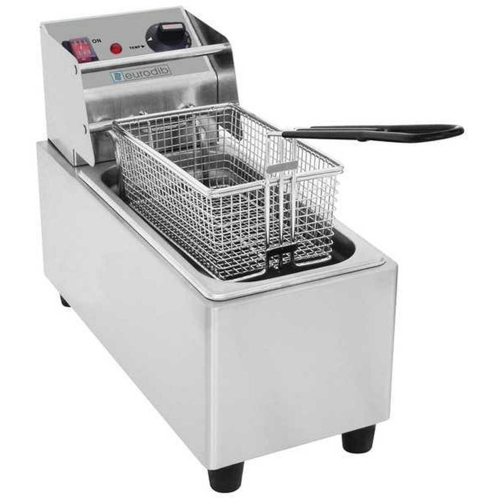 Eurodib SFE01860-120 1,800 Watt Electric Countertop Fryer, 120v, 1 Large Basket, 16 lb.