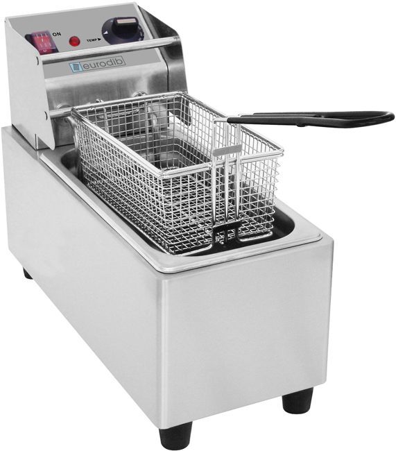 Eurodib SFE01820 1800 Watt Electric Countertop Fryer, 120v, 6 lb.