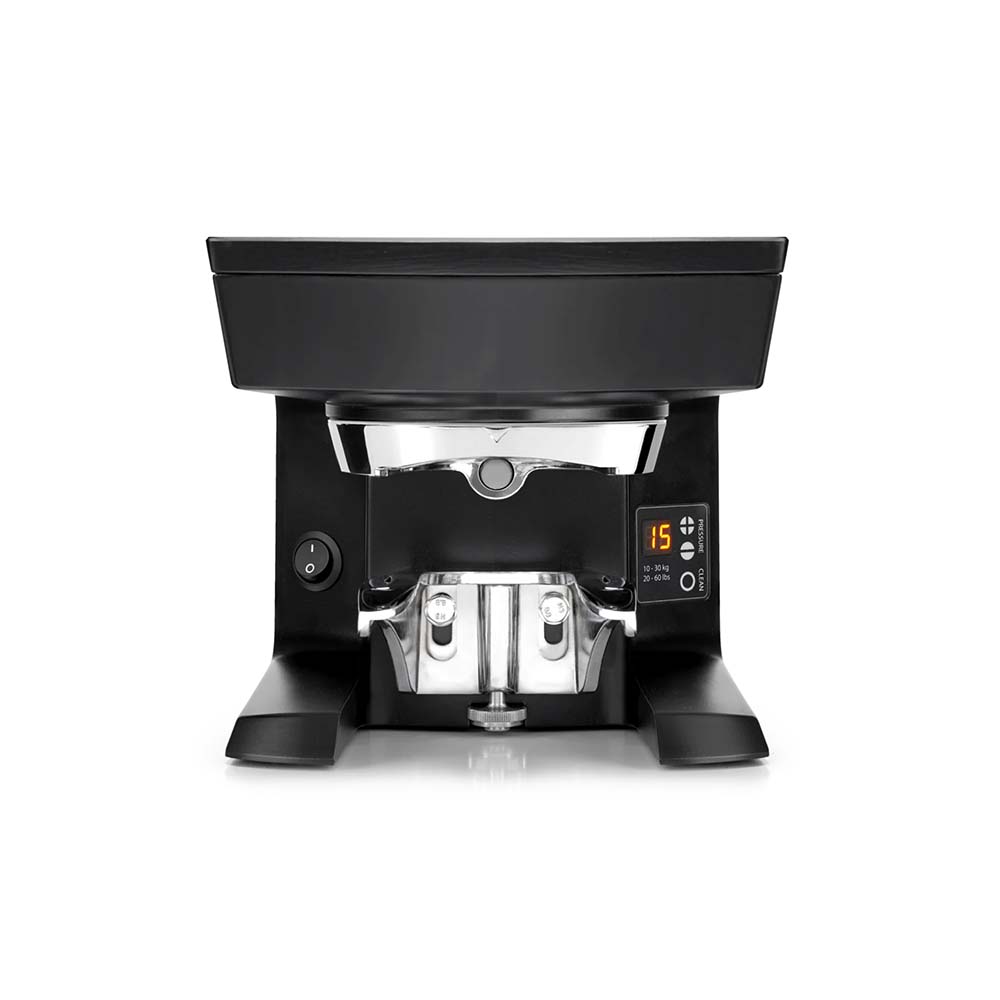 F&O Imports PUQpress M2 Black Automatic Espresso Tamper - 110-240V