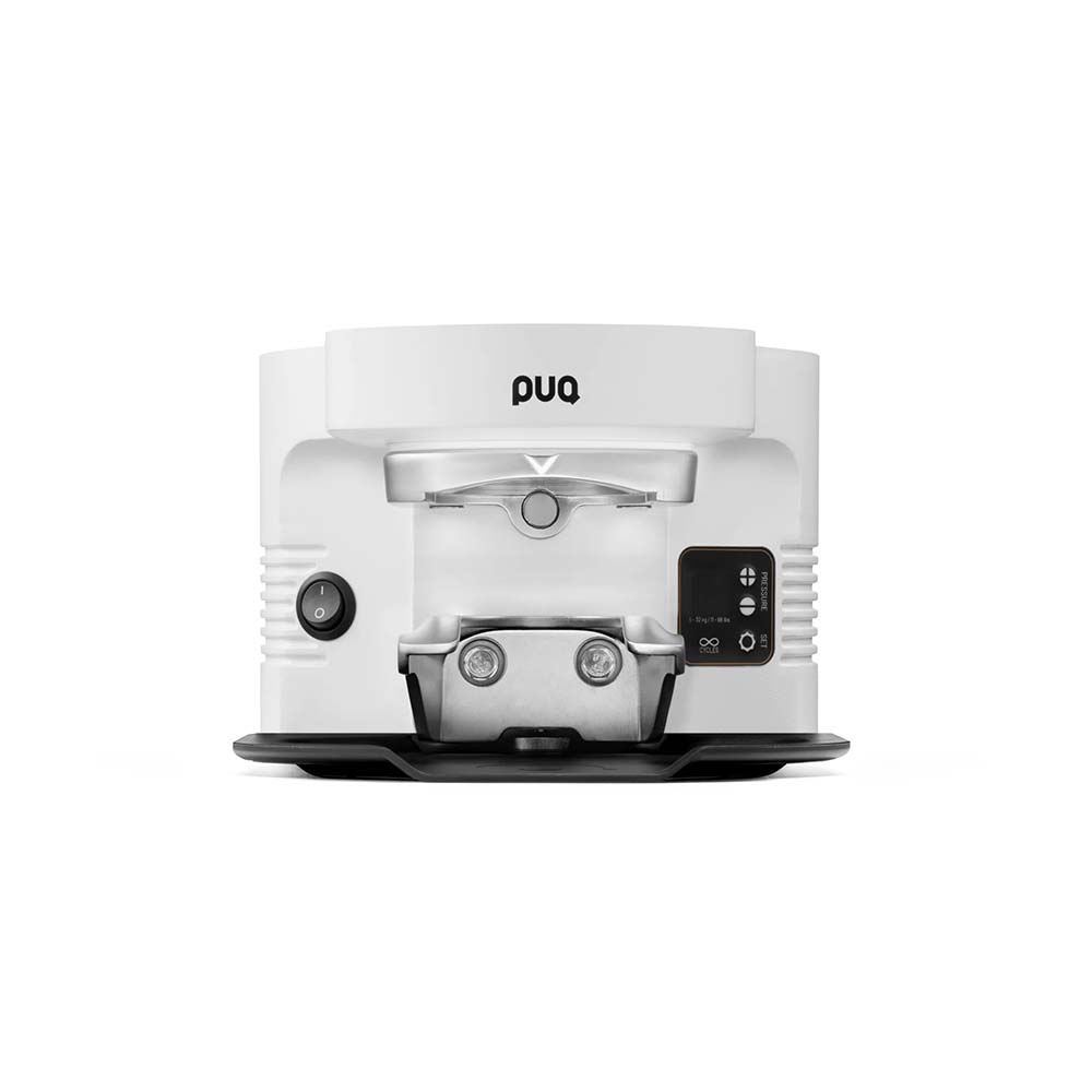 F&O Imports PUQpress M3 White Automatic Espresso Tamper - 110-240V