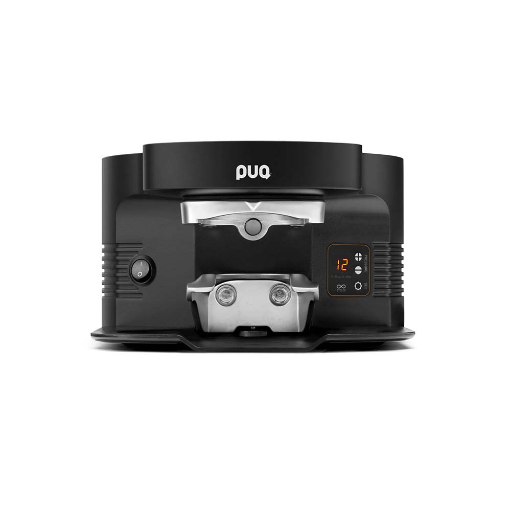 F&O Imports PUQpress M5 Black Automatic Espresso Tamper - 110-240V