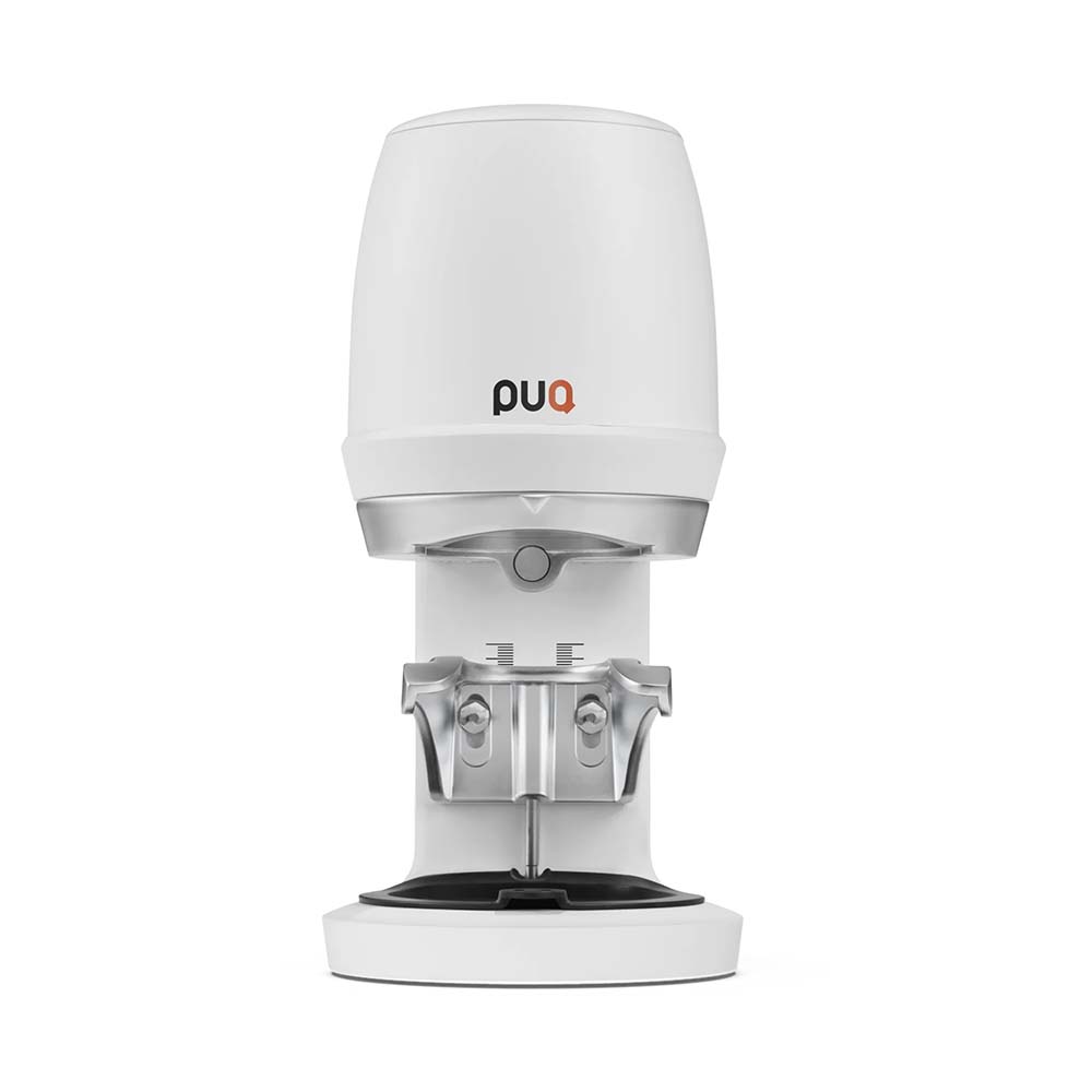 F&O Imports PUQpress Q White Automatic Espresso Tamper - 110-240V