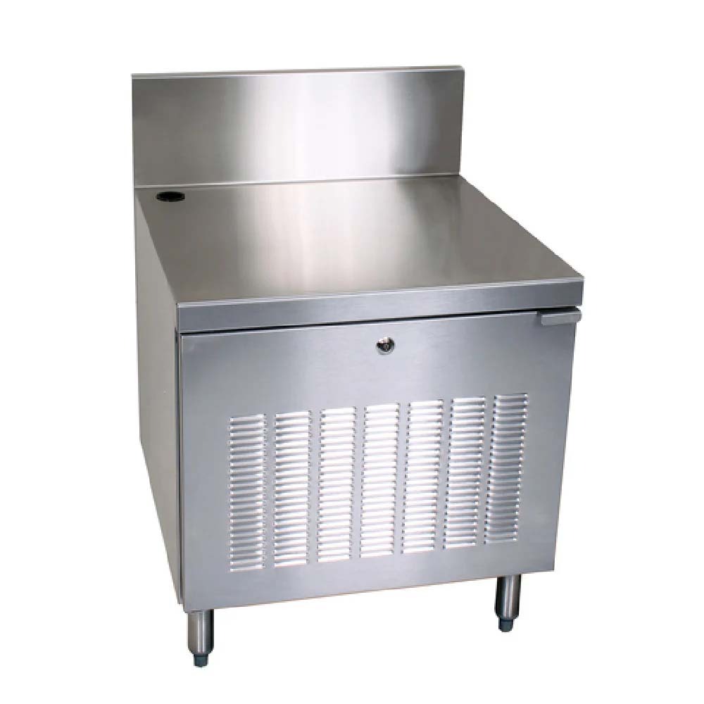 Glastender C-PCB-18-LD 24"D x 18"L CHOICE POS Work Center Stainless Steel Cabinet With Door