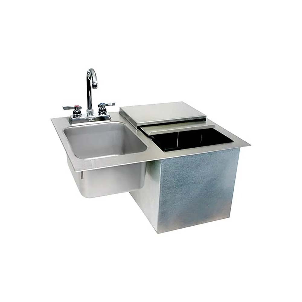 Glastender DI-IS24 24" x 19" Drop-In Ice Bin
