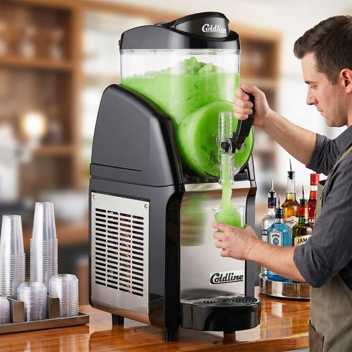 Coldline GRANITA-1N Single 1 Bowl Pourover Granita Slush Machine