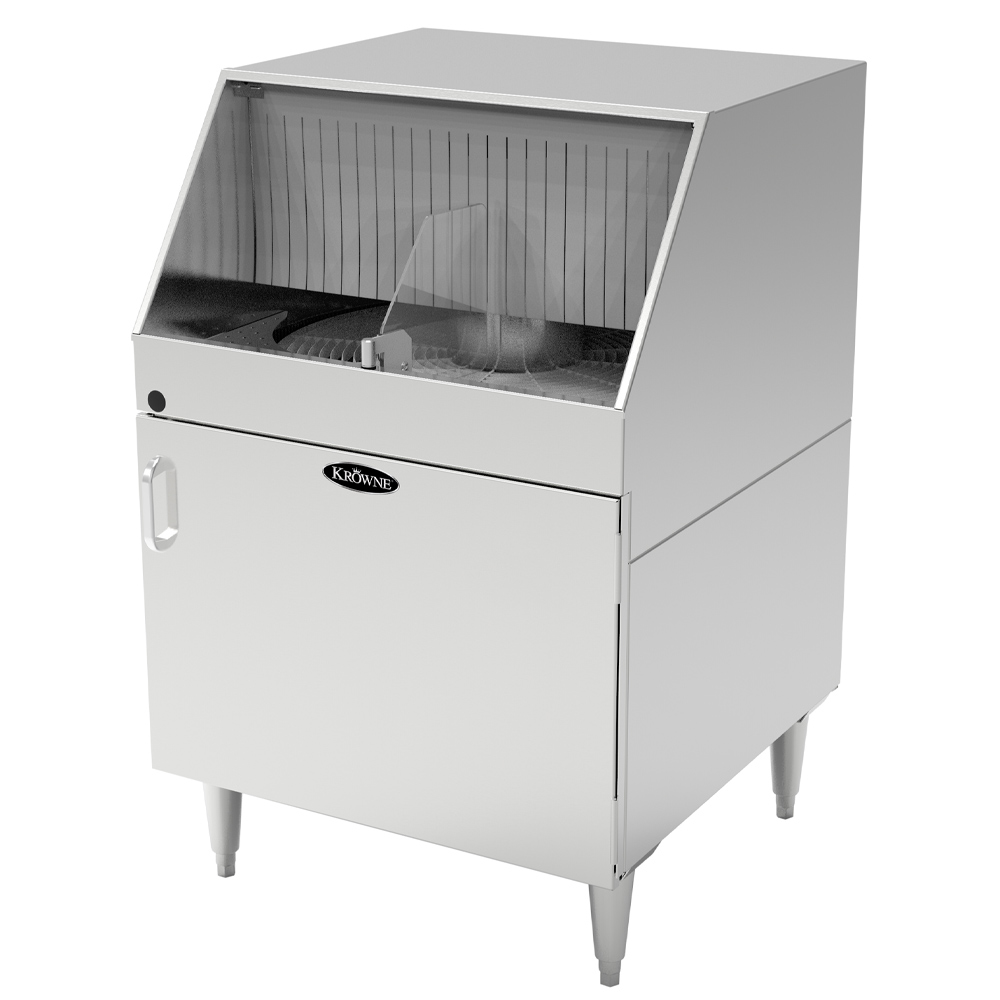 Krowne GWR-24 24" Rotary Low Temperature Glasswasher - 1200 Glasses/Hr