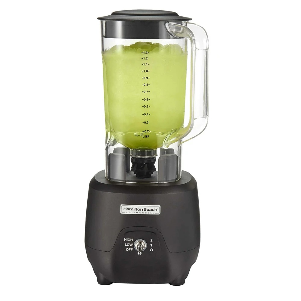 Hamilton Beach HBB908R Commercial 2-Speed 1 HP Bar Blender with 44 oz. Polycarbonate Jar - 120v