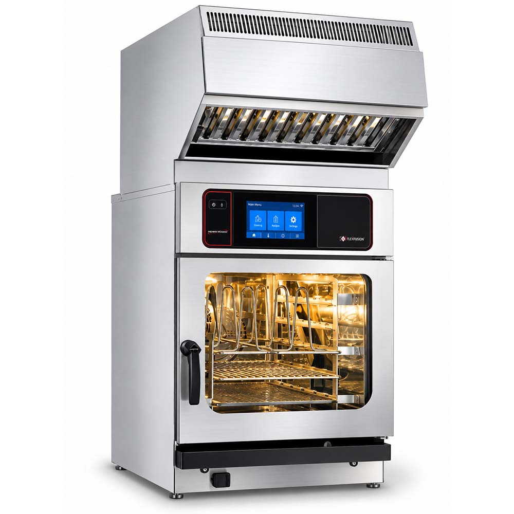 Henny Penny FSHN610 22" Electric FlexFusion Space Saver Plus Combi-Steamer Oven