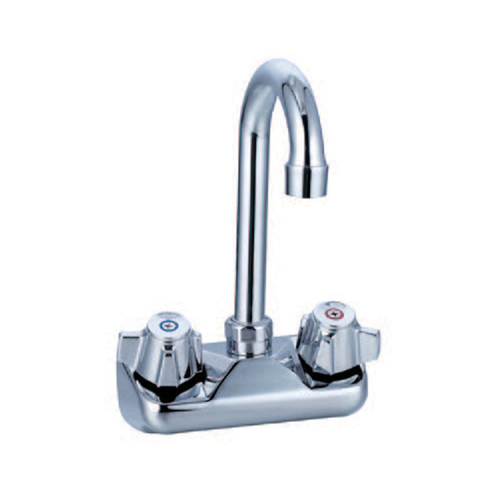 L&J HFC-4w 4" Wall Mounted Gooseneck Hand-sink Faucet