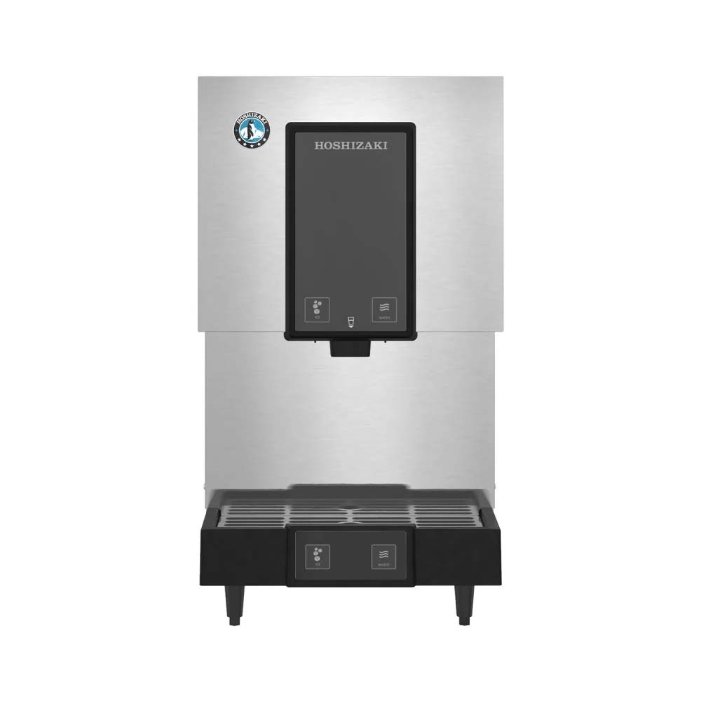 Hoshizaki DCM-271BAK 17" 286 lb. Air-Cooled Cubelet Ice Machine and Water Dispenser with 10 lb. Storage