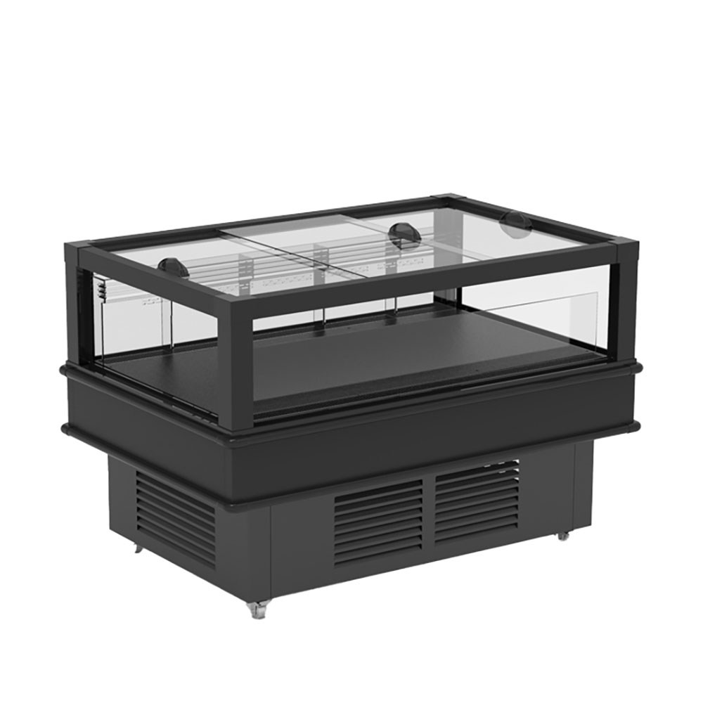 Hydra-Kool  HKI-DT-80-S 82" Dual-Temp Open Display Self-Service Island Merchandiser