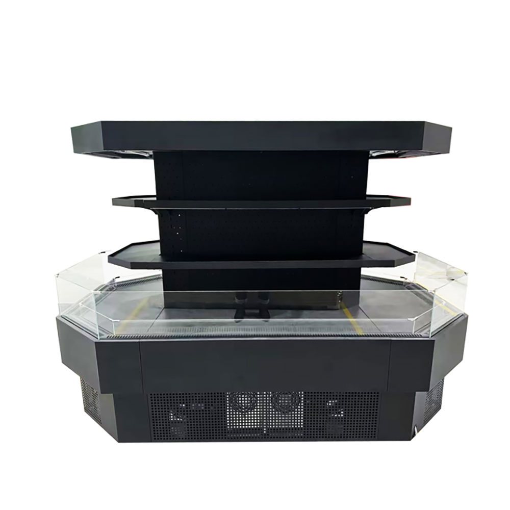 Hydra-Kool  HKMI-100-S 98" Multidesk Self-Service Islands Refrigeratated Merchandiser