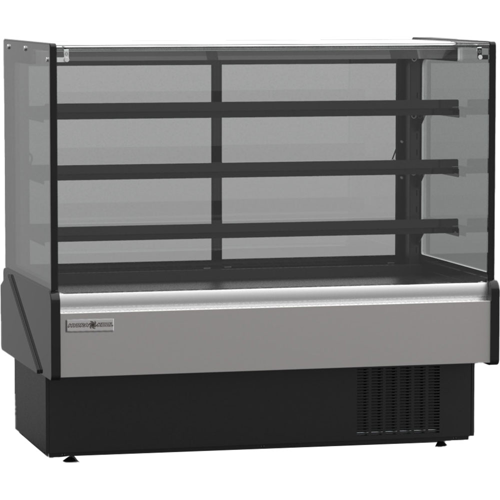 Hydra-Kool KBD-FG-50-D 52" Straight Glass Dry Non-Redrigerated Bakery Display Case