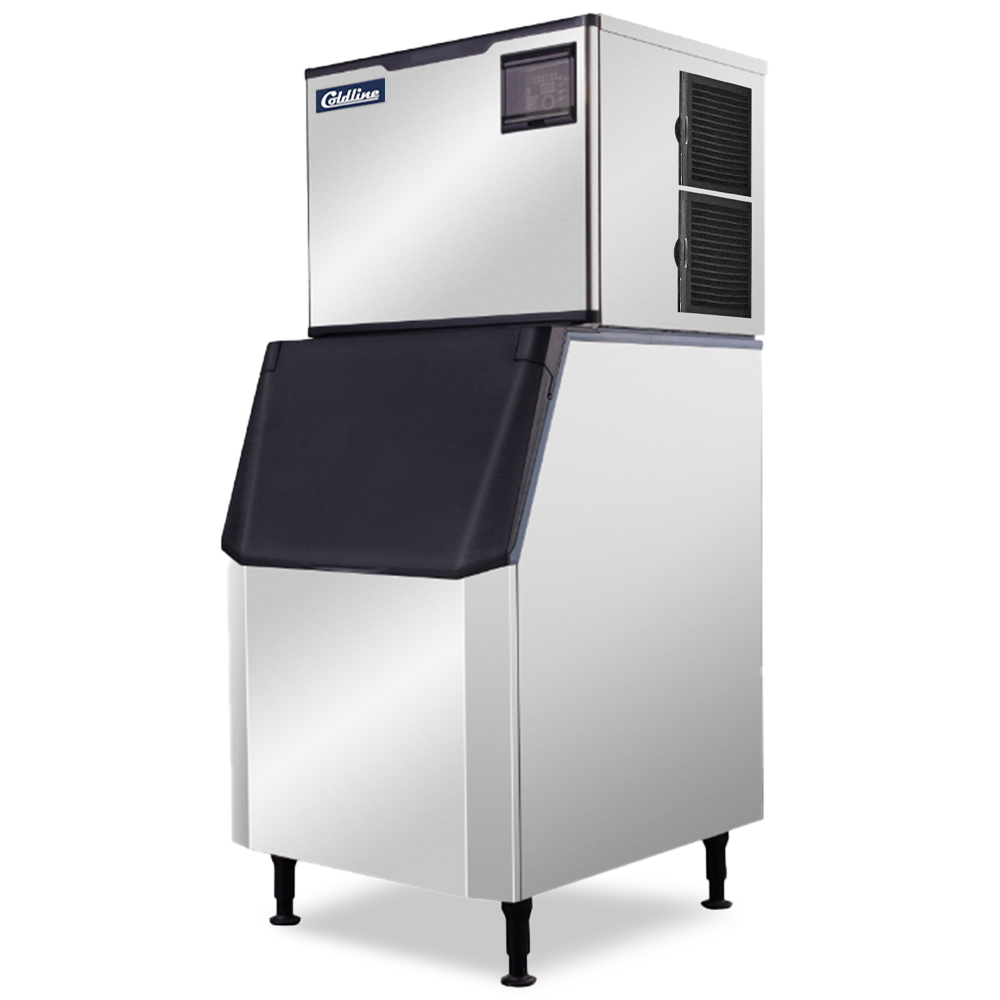 Coldline ICE550M-FA-B445-30 550 lb. Modular Full Cube Ice Machine with 445 lb. Bin, Air Cooled