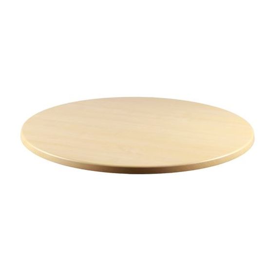 JMC Furniture Outdoor 28" Round Maple Topalit Table Top with 1 1/4" Thick Edge & 3/4" Thick Center