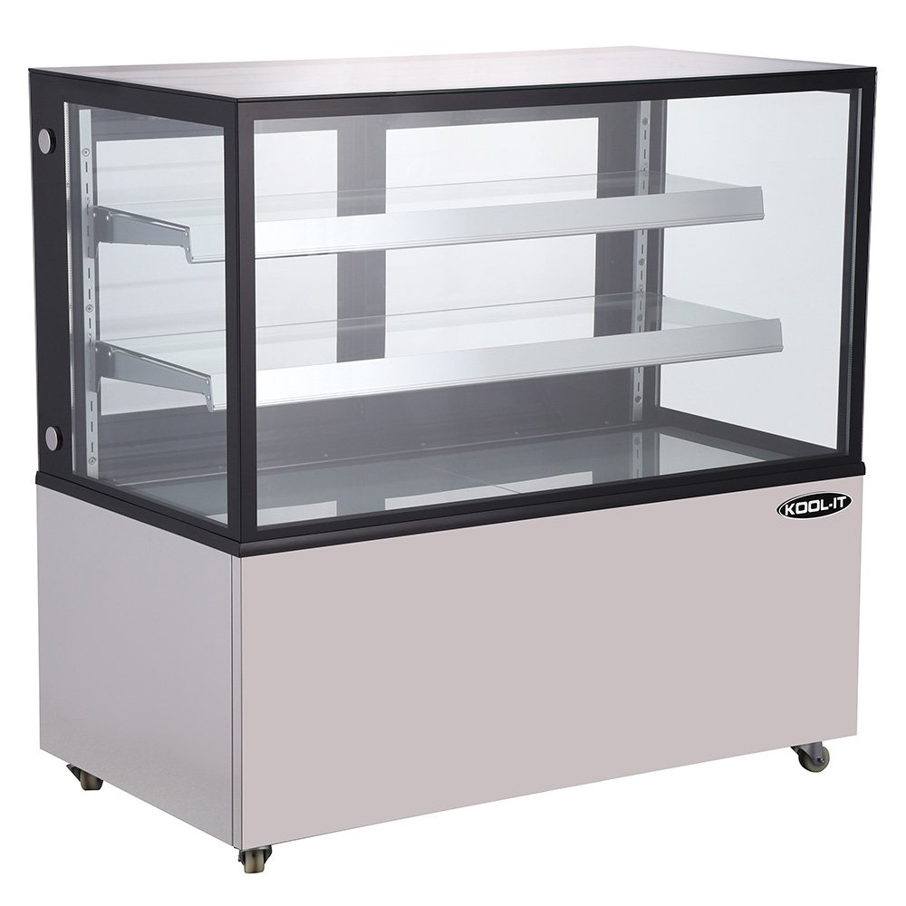 Kool-It KBF-36D 36" Dry Non-Refrigerated Flat Glass Display Case