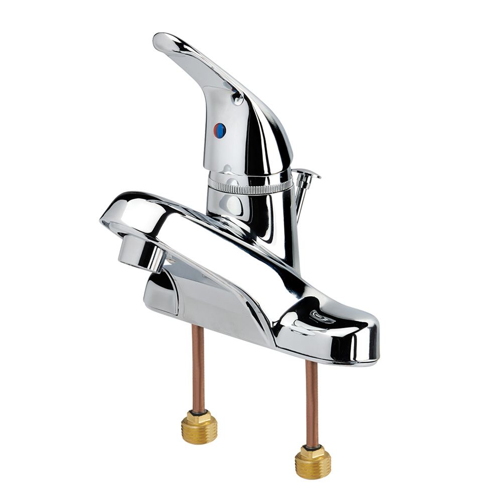 Krowne 12-525L Silver Series 4" Center Single Lever Handles Faucet with Pop-up Drain